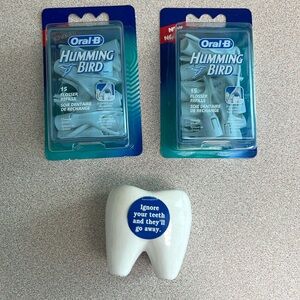 Oral B hummingbird flosser refills set of 2